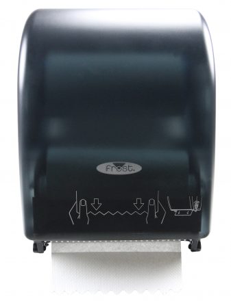 Mechanical Hands Free Universal Paper Towel Dispenser – Frost