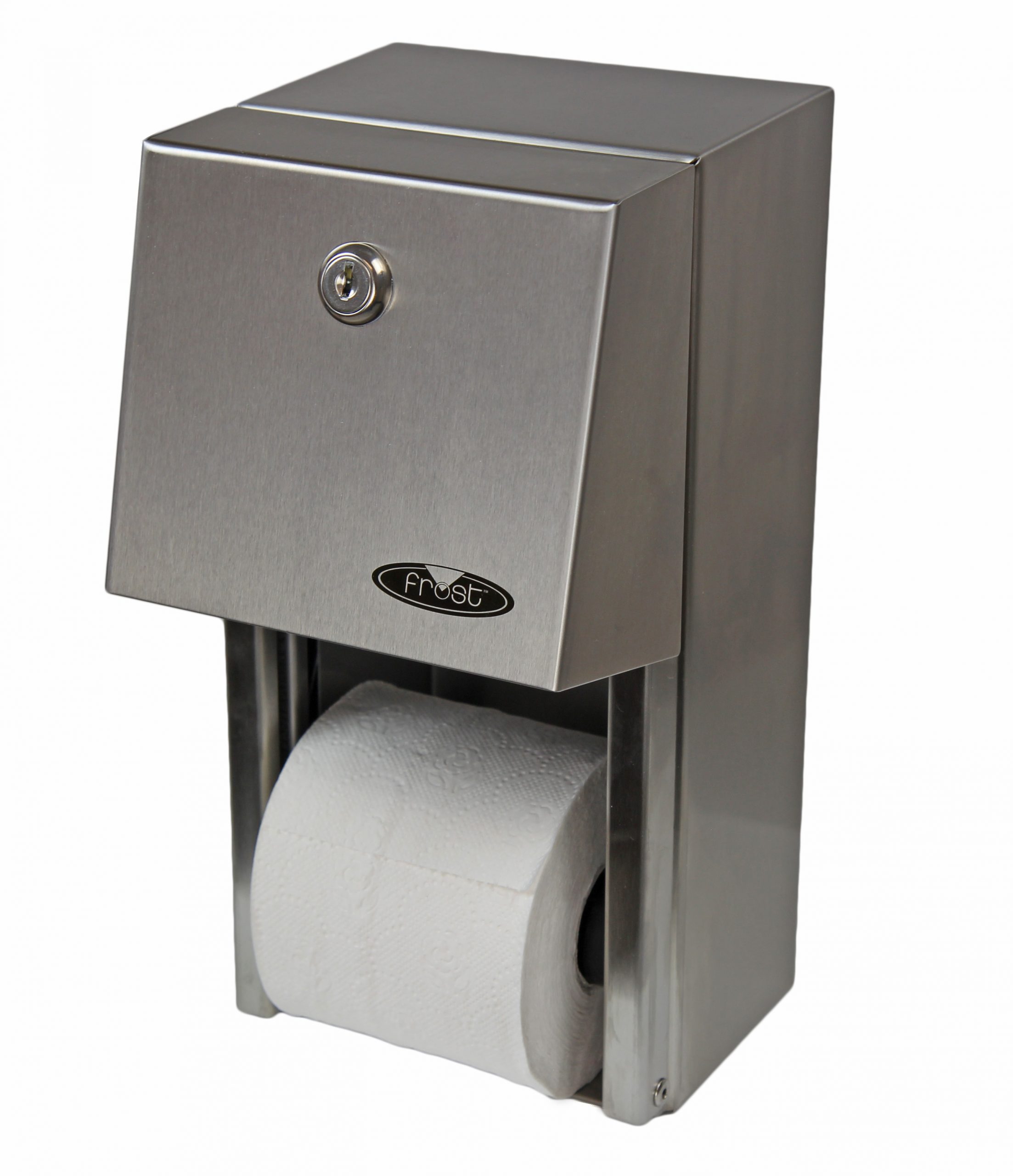 KWC - Distributeur de papier toilette 2 rouleaux Rodan montage