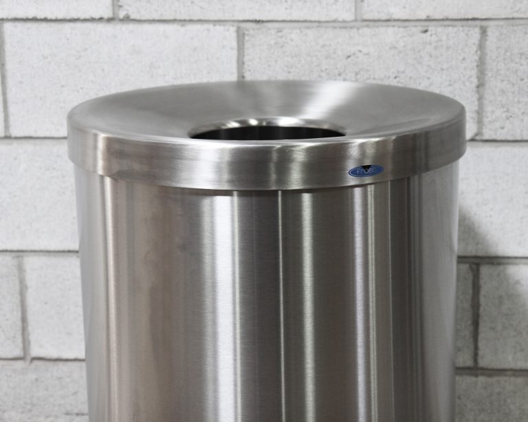 Stainless Steel Lobby Waste Receptacle – Frost