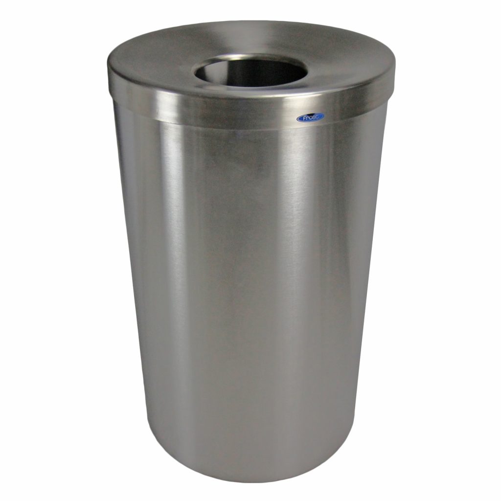 Stainless Steel Lobby Waste Receptacle – Frost