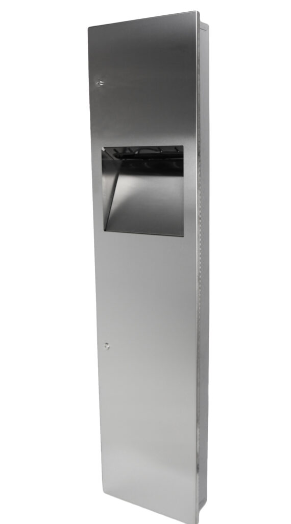 Stainless Steel Combination Dispenser Disposal 4 5 Depth Frost   Frost Code 400 14 Paper Towel Dispenser And Disposal For Web 570x1024 