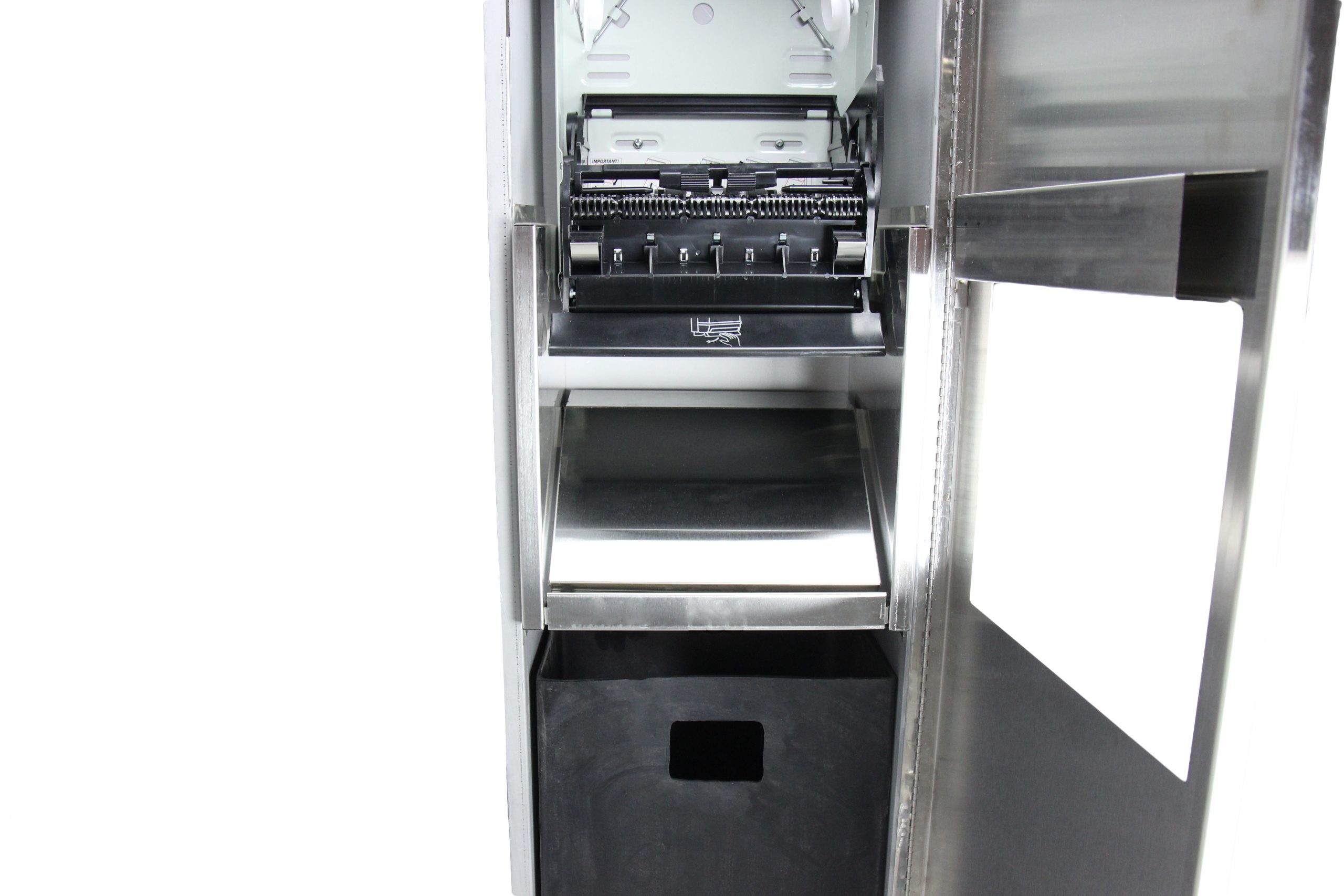 Control Roll Push Bar Universal Paper Towel Dispenser – Frost
