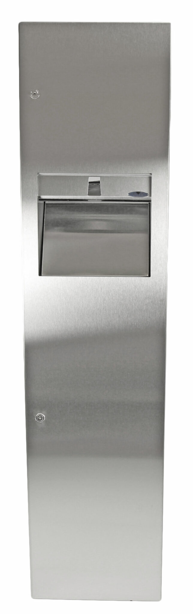 Stainless Steel Combination Dispenser Disposal Frost   Frost Code 400 A Paper Towel Dispenser And Disposal Front View 1 644x2048 