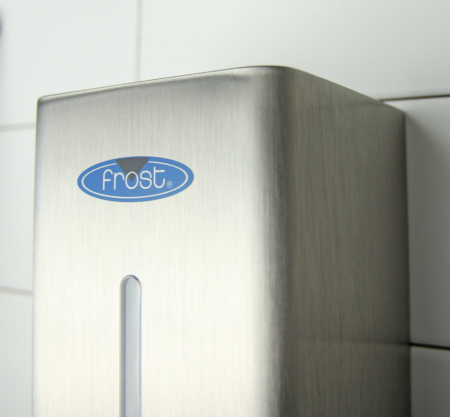 Automatic Liquid Soap Sanitizer Dispenser Frost   Frost Code 714 S Automatic Soap And Sanitizer Dispenser In Use 3 2 1536x1423 