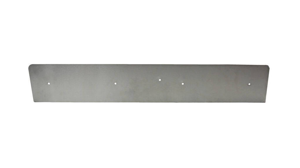 Heavy Duty Shelf 4 Depth 24 Length Frost   Frost Code 950 4X24 Stainless Steel Shelf Back View 1024x575 